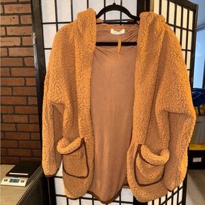 Mustard Seed Tan Fleece Jacket